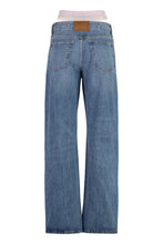 Load image into Gallery viewer, 5-pocket straight-leg jeans
