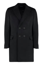 Load image into Gallery viewer, Wool blend double-breasted coat
