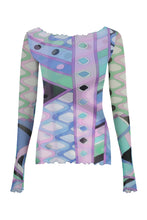 Load image into Gallery viewer, Printed long-sleeve top
