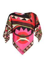 Load image into Gallery viewer, Printed silk blouse
