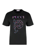 Load image into Gallery viewer, Cotton crew-neck T-shirt
