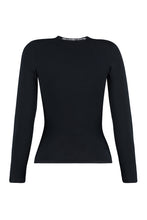 Load image into Gallery viewer, Logo-jacquard trim pullover
