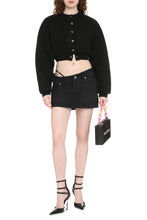 Load image into Gallery viewer, Cropped-length knitted cardigan

