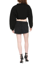 Load image into Gallery viewer, Cropped-length knitted cardigan
