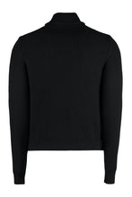 Load image into Gallery viewer, High collar zipped cardigan
