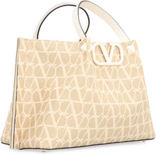 Load image into Gallery viewer, Valentino Garavani - Toile Iconographe Raffia tote bag
