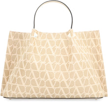Load image into Gallery viewer, Valentino Garavani - Toile Iconographe Raffia tote bag
