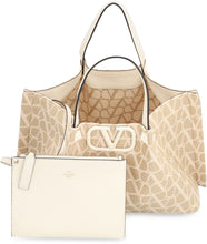 Load image into Gallery viewer, Valentino Garavani - Toile Iconographe Raffia tote bag
