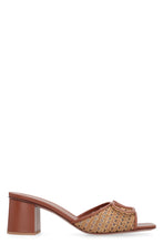 Load image into Gallery viewer, Valentino Garavani - Patent raffia mules
