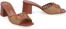 Load image into Gallery viewer, Valentino Garavani - Patent raffia mules
