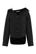 Load image into Gallery viewer, Asymmetric cotton shirt
