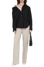 Load image into Gallery viewer, Asymmetric cotton shirt
