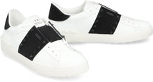 Load image into Gallery viewer, Valentino Garavani - Rockstud Untitled 11 eather and fabric low-top sneakers
