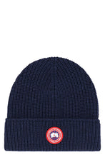 Load image into Gallery viewer, Arctic Disc Ribbed wool beanie

