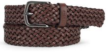 Load image into Gallery viewer, Braided leather belt

