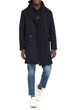 Load image into Gallery viewer, Wool blend double-breasted coat
