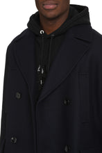Load image into Gallery viewer, Wool blend double-breasted coat
