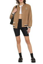 Load image into Gallery viewer, Wool bomber jacket with patch
