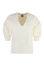 Load image into Gallery viewer, Viscose V-neck sweater
