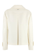 Load image into Gallery viewer, Double-breasted wool and cashmere coat
