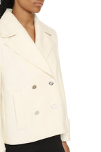 Load image into Gallery viewer, Double-breasted wool and cashmere coat
