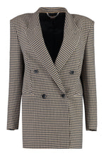 Load image into Gallery viewer, Houndstooth double breast blazer
