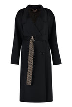 Load image into Gallery viewer, Wool blend double-breasted coat

