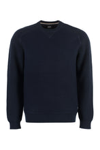 Load image into Gallery viewer, Cotton blend crew-neck sweater
