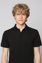 Load image into Gallery viewer, Short sleeve cotton polo shirt
