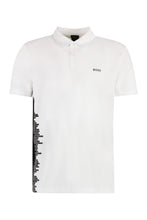 Load image into Gallery viewer, Short sleeve cotton pique polo shirt
