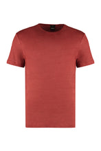 Load image into Gallery viewer, Linen crew-neck T-shirt
