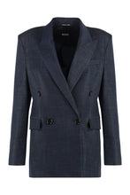 Load image into Gallery viewer, Double-breasted tweed jacket
