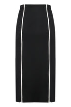 Load image into Gallery viewer, Gabardine midi skirt
