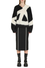 Load image into Gallery viewer, Gabardine midi skirt
