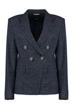 Load image into Gallery viewer, Double-breasted wool blazer
