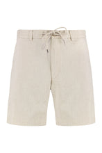 Load image into Gallery viewer, Linen blend bermuda-shorts
