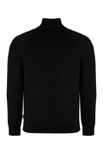 Load image into Gallery viewer, High collar zipped cardigan
