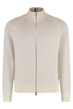 Load image into Gallery viewer, High collar zipped cardigan
