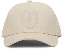Load image into Gallery viewer, Light beige cap with adjustable curved visor
