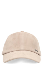 Load image into Gallery viewer, Cap in suede with metal logo
