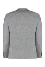 Load image into Gallery viewer, Single-breasted jacket in mixed cotton
