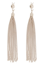 Load image into Gallery viewer, Loulou tassel pendant earrings
