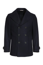 Load image into Gallery viewer, Double-breasted wool and cashmere coat
