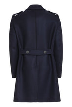Load image into Gallery viewer, Double-breasted wool and cashmere coat
