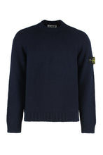 Load image into Gallery viewer, Sweater with round neck in mixed wool
