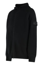 Load image into Gallery viewer, Sweater with zip and hood in cashmere

