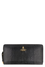 Load image into Gallery viewer, Leather zip around wallet
