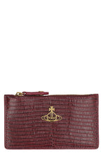 Load image into Gallery viewer, Lizard leather card holder
