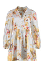 Load image into Gallery viewer, Ascension Plunge Printed linen dress
