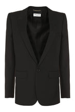 Load image into Gallery viewer, Wool single-breasted blazer
